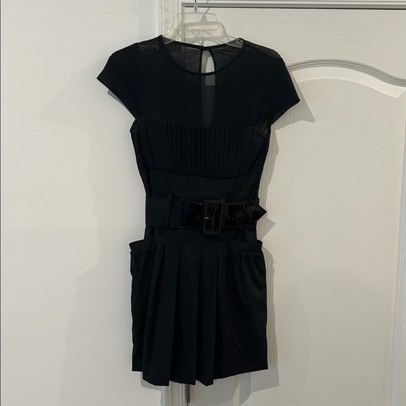 Alice + Olivia Pants - Alice + Olivia Elegant Black Dress Romper